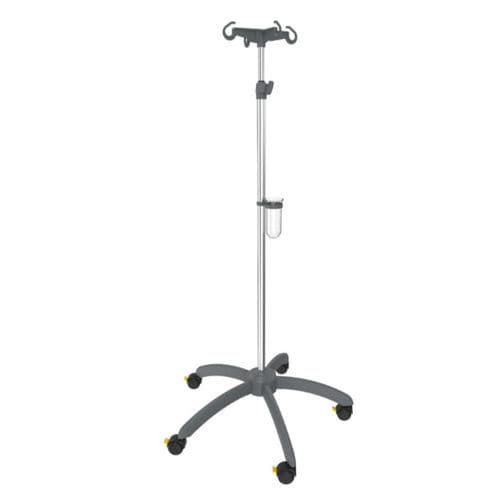 Infusionsstativ auf Rollen - I-M91121 - provita medical - 4 Haken / Aluminium / unmagnetisch