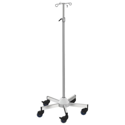 Infusionsständer auf Rollen - I-D02124 - provita medical - 4 Haken / für Spritzenpumpen / teleskopisch