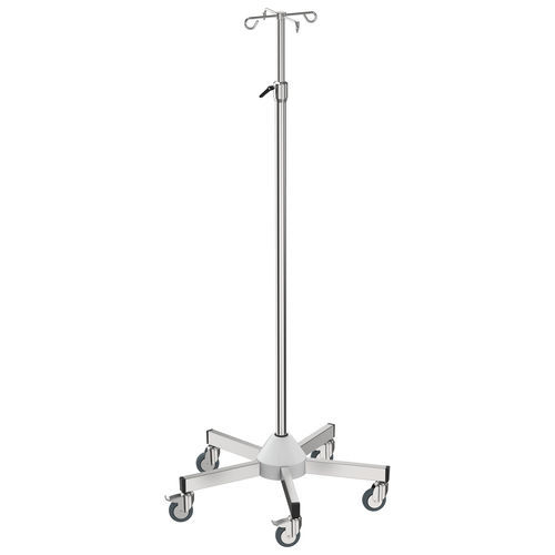Infusionsständer auf Rollen - I-D03124 - provita medical - 4 Haken / für Spritzenpumpen / teleskopisch