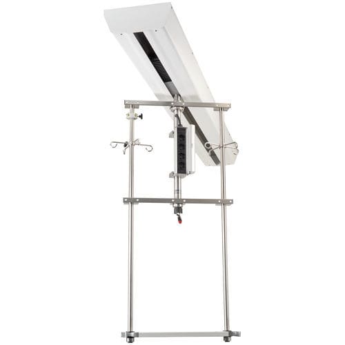 Deckenmontiertes Infusionsstandsystem - D425000A - provita medical - 8 Haken / Edelstahl / Aluminium