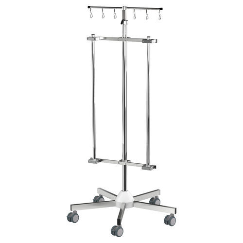 Infusionsständer auf Rollen - ISP|80 - provita medical - 6 Haken / für Spritzenpumpen / teleskopisch