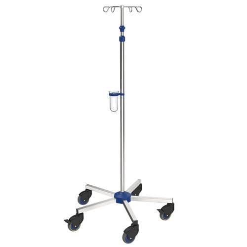 Infusionsständer auf Rollen - I-N42112 - provita medical - 4 Haken / für Bett / höhenverstellbar