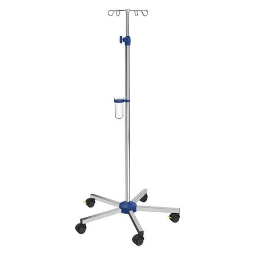 Infusionsständer auf Rollen - I-N41122 - provita medical - 4 Haken / für Bett / höhenverstellbar