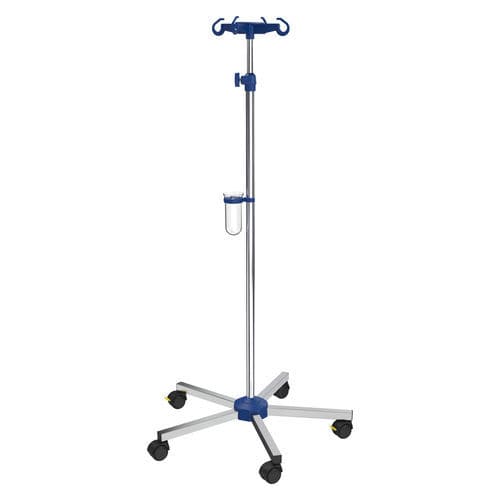 Infusionsständer auf Rollen - I-N41221 - provita medical - 4 Haken / für Bett / höhenverstellbar