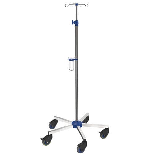 Infusionsständer auf Rollen - I-N42123 - provita medical - 4 Haken / für Bett / höhenverstellbar