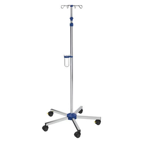 Infusionsständer auf Rollen - I-N41213 - provita medical - 4 Haken / für Bett / höhenverstellbar