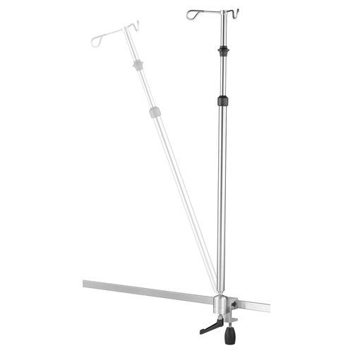 Wandmontierter Infusionsständer - I1000232 - provita medical - schienenmontiert / 2 Haken / Infusionspumpenhalter