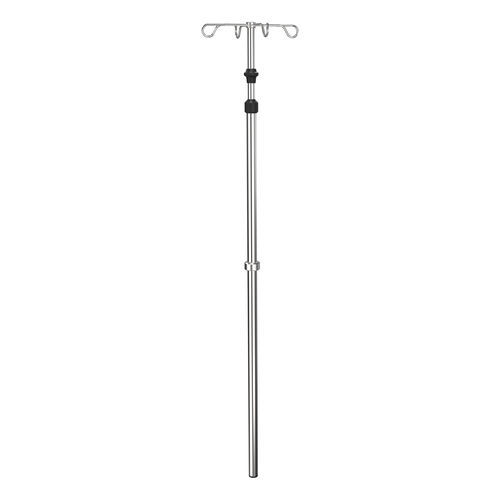 Wandmontierter Infusionsständer - ZVD - provita medical - schienenmontiert / 4 Haken / Edelstahl