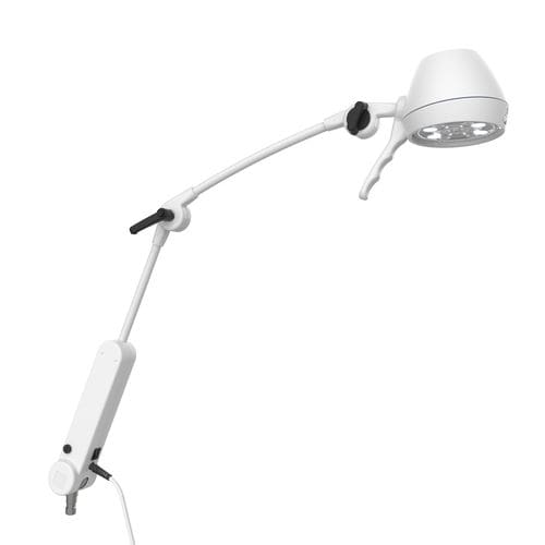LED-Untersuchungsleuchte - L100081A - provita medical - schienenmontiert / mit Griff / flexibel