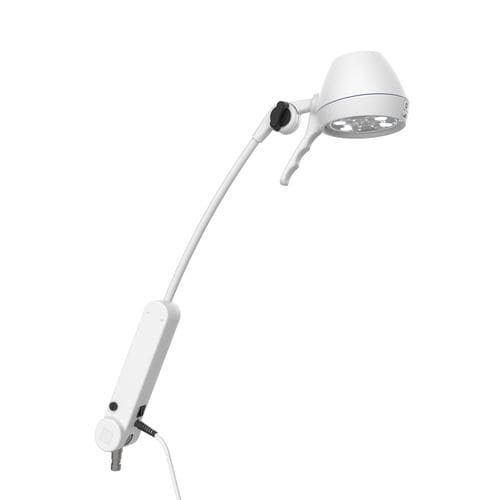 LED-Untersuchungsleuchte - L100031A - provita medical - schienenmontiert / mit Griff / flexibel