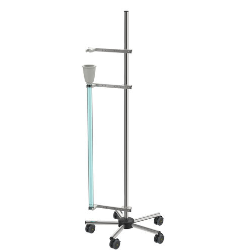 Träger für Ausrüstungen / für Sonden - T-W05040 - provita medical - Desinfektion / auf Rollen / Edelstahl