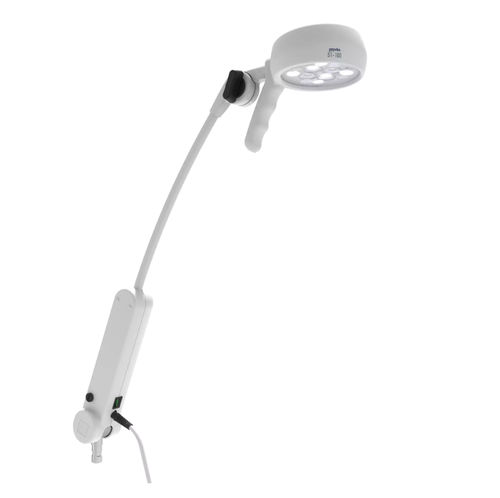 LED-Untersuchungsleuchte - L100031A - provita medical - schienenmontiert / mit Griff / flexibel
