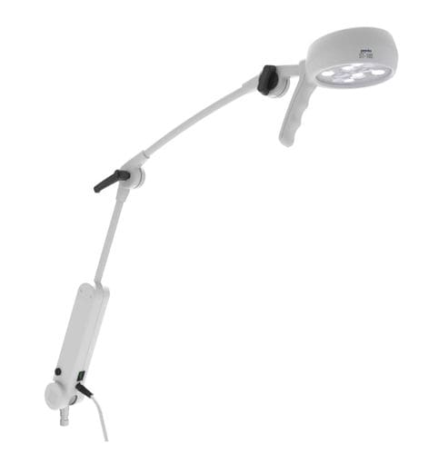 LED-Untersuchungsleuchte - L100081A - provita medical - schienenmontiert / mit Griff / flexibel