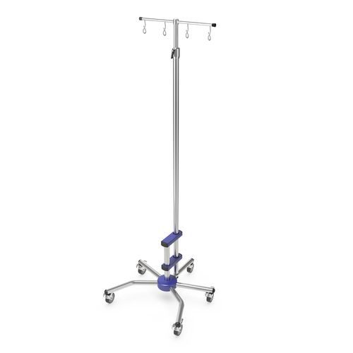 Infusionsständer auf Rollen - I-PRE100 - provita medical - 4 Haken / Edelstahl / Aluminium
