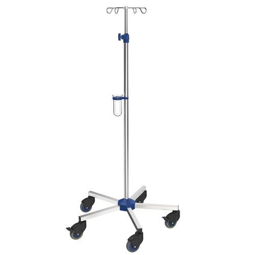 Infusionsständer auf Rollen - I-N42222 - provita medical - 4 Haken / für Bett / höhenverstellbarer