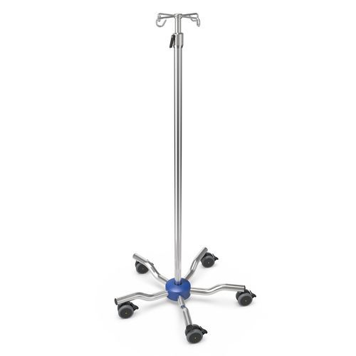 Infusionsständer auf Rollen - I-LOW003 - provita medical - 4 Haken / Schwerlast / Edelstahl