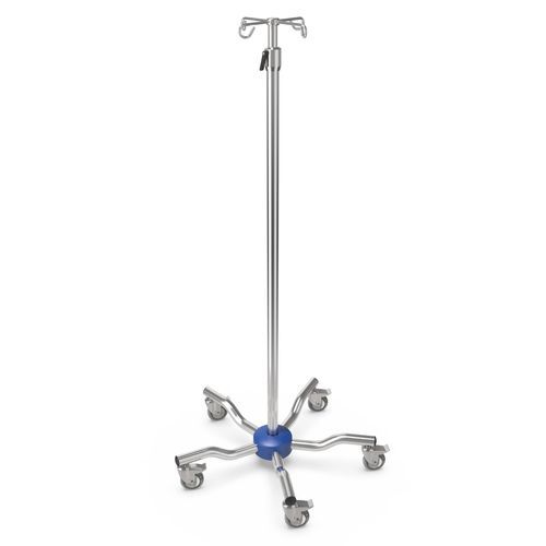Infusionsständer auf Rollen - I-LOW013 - provita medical - 4 Haken / Schwerlast / Edelstahl