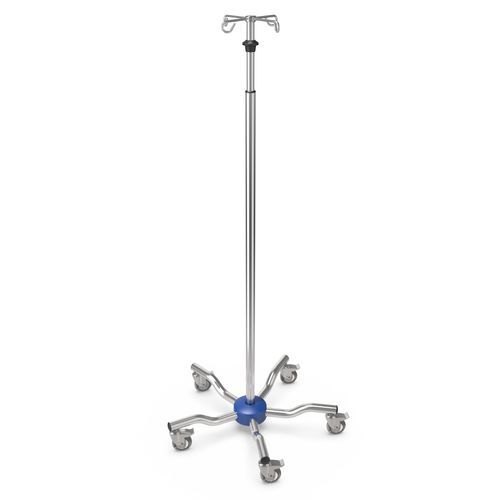 Infusionsständer auf Rollen - I-LOW014 - provita medical - 4 Haken / Schwerlast / Edelstahl