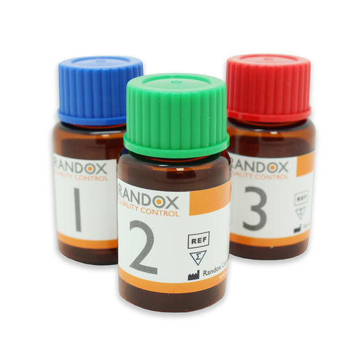 Reagenz zur Qualitätskontrolle - BG5003  - Randox Laboratories - als Lösung / zur Blutgasanalyse / flüssig