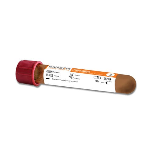 Probenahmeröhrchen für Diagnose - CQ10534 - Randox Laboratories - zylinderförmig / Serum