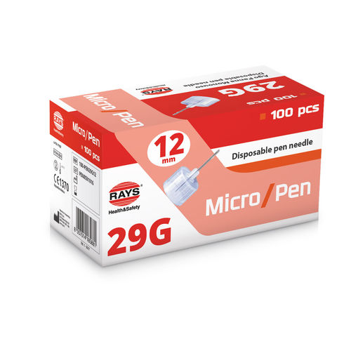Insulininjektionsnadel - 100-PEN29G12 - Rays  - steril / Pen / 29G