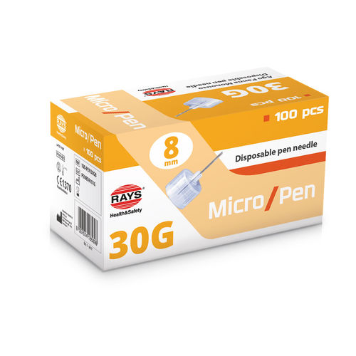 Insulininjektionsnadel - 100-PEN30G8 - Rays  - Pen / 30G