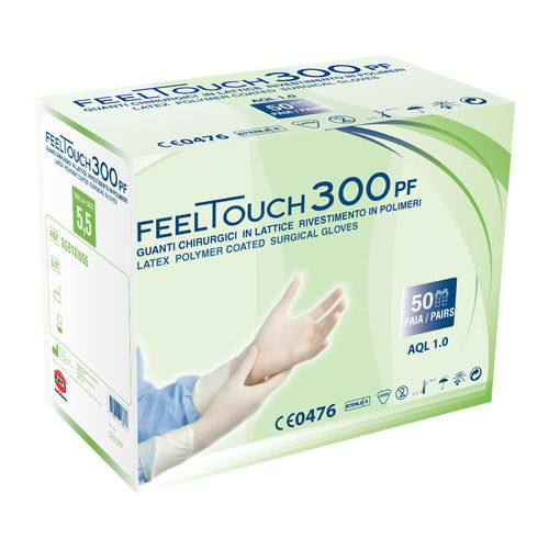 Latexhandschuh - FEELTOUCH 300PF - Rays  - chirurgisch / puderfrei / steril