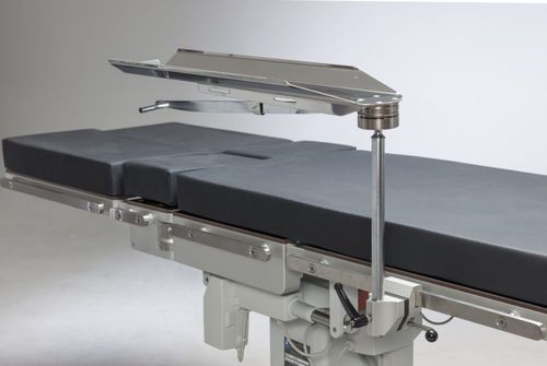 Armstütze für OP-Tisch - 10-380-L - Reison Medical - Edelstahl / höhenverstellbar / Schaumstoff