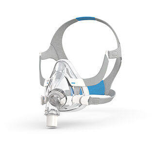 Maske für künstliche Beatmung / CPAP - AirTouch™ F20 - ResMed Europe - CPAP-Therapie / Silikon / verstellbar