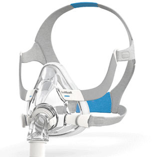 Maske für künstliche Beatmung / CPAP-Therapie - AirFit™ F20 - ResMed Europe - Silikon / transparent / verstellbar