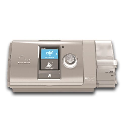 Beatmungsgerät für häusliche Krankenpflege - AirCurve™ 10 CS PaceWave™ - ResMed Europe - elektronisch / für Schlafapnoe / CPAP