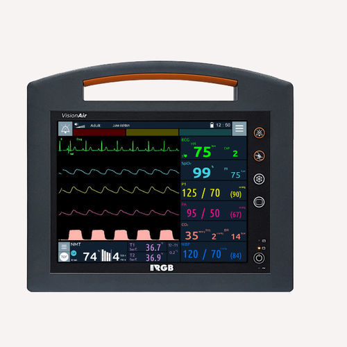 Kompakter Multiparameter-Monitor - VisionAir - RGB Medical Devices - tragbar / EKG / RESP