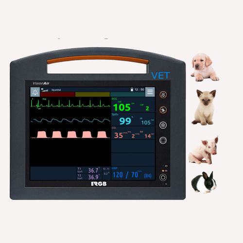 Tragbarer Multiparameter-Monitor - VisionAir VET - RGB Medical Devices - EKG / RESP / TEMP