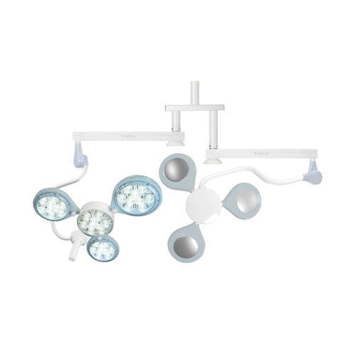 Deckenmontierte OP-Leuchte - Quattroluci - RIMSA - LED / mit 2 Armen / 94