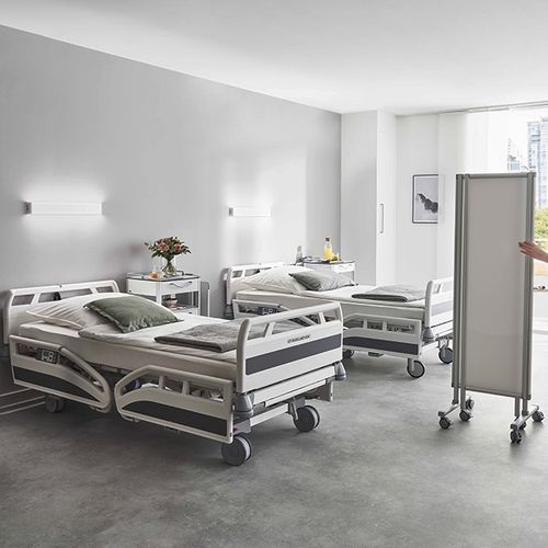 Zusammenklappbarer Medizinischer Bettschirm - RBF - Ropimex R. Opel  - mobil / 3 Flügel / für Krankenhauszimmer