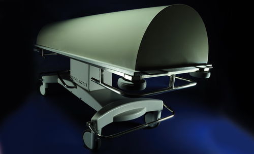 Transport-Leichentransportwagen - GOLEM Z - RQL - GOLEM tables - Edelstahl / höhenverstellbar