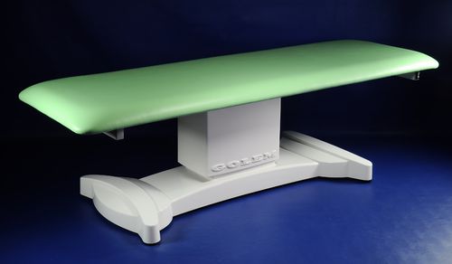 Rehabilitations-Untersuchungsliege - GOLEM 1 EXCLUSIV - RQL - GOLEM tables - elektrisch / höhenverstellbar / grün