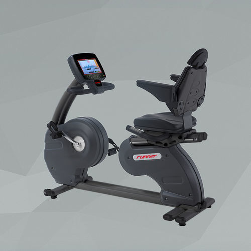 Fahrradergometer / halbliegende Position - REC-CYCLING RUN-7412-PC - Runner