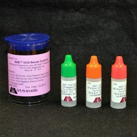 Reagenzkit / als Lösung - 087712 - SA Scientific - zur Qualitätskontrolle / flüssig / hCG