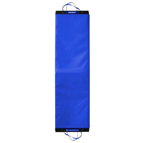 Transfer-Brett / Patienten - BLUE LONG WIDE - Samarit Medical - mit Gleitoberfläche / leichtgewichtig / mit Griffen