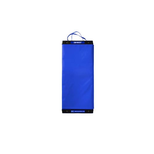 Transfer-Brett / Patienten - BLUE SHORT NARROW - Samarit Medical - mit Gleitoberfläche / leichtgewichtig / mit Griffen