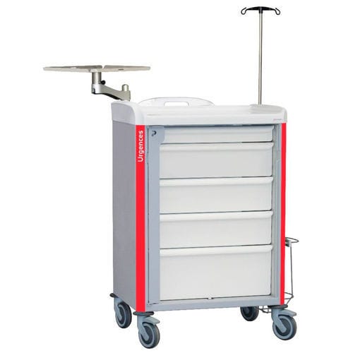 Notfallwagen - 8Y164H100P4.U2 - Samarit Medical - medizinisch / für Kliniken / Mehrzweck