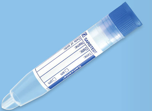 Probenahmeröhrchen für Diagnose - Salivette® - Sarstedt - mit V-förmigem Boden / Speichel / Polypropylen