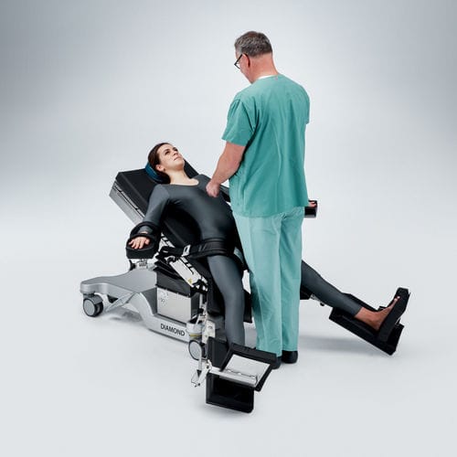 Oberschenkelauflage für OP-Tisch - 101.0572.0 - SCHMITZ medical GmbH - Edelstahl / Schaumstoff / Gel