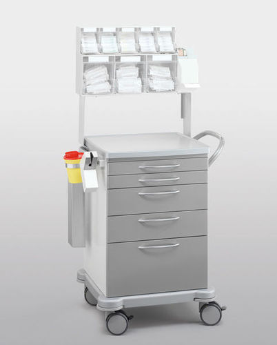 Wagen für Anästhesie - 260.0610.0 + 202.9720.0 - SCHMITZ medical GmbH - medizinisch / für Kliniken / Mehrzweck