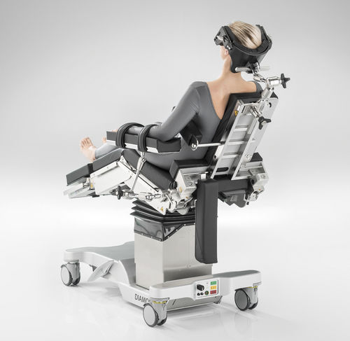 Rückenstütze für OP-Tisch - 101.0244.1 - SCHMITZ medical GmbH - Edelstahl / Schaumstoff / Gel