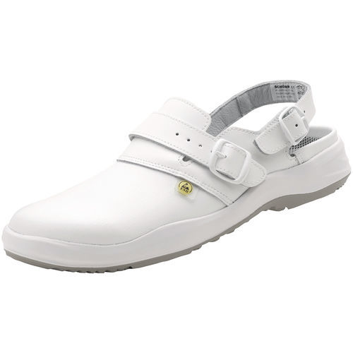 Unisex-Clog - DEGGENDORF - Schürr Schuhvertrieb - antimikrobiell / weiß / schwarz