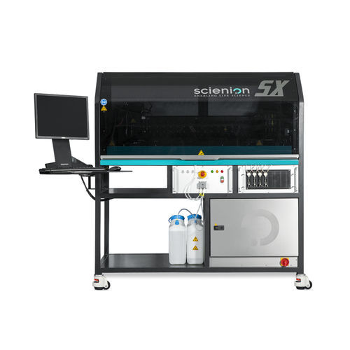 Laborautomatisierungssystem für Flüssigkeitenhandling - sciFLEXARRAYER SX - Scienion AG
