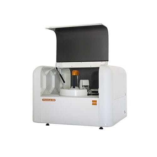Automatisches biochemisches Analysegerät - ChemiLab 200 - Sclavo Diagnostics International  - Tisch / Direktzugriff / für Kliniken