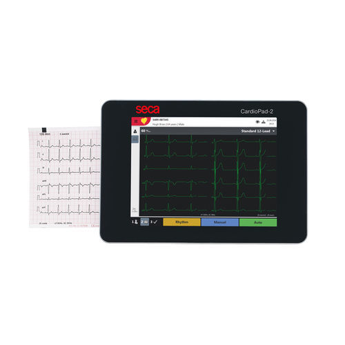 Ruhe-Elektrokardiograph - CardioPad-2 - seca - 12 Kanäle / digital / mit Drucker